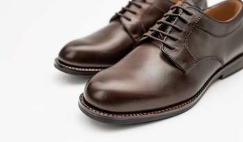 Brown Oxfords Bar Laced
